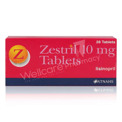 Zestril 10mg Tablets 28'S