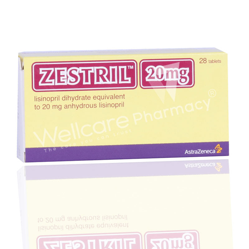 Zestril 20mg Tablets 28'S