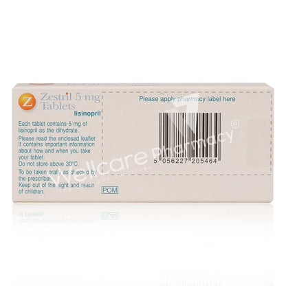 Zestril 5Mg Tablets 28'S
