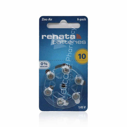 Zinc Air-10 Battery Set 6'S