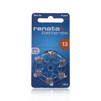 Zinc Air-13 Battery Set 6'S