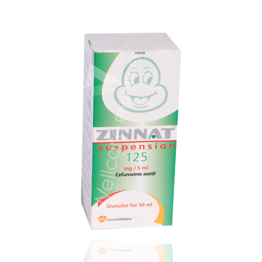 Zinnat 125Mg Suspension 50Ml