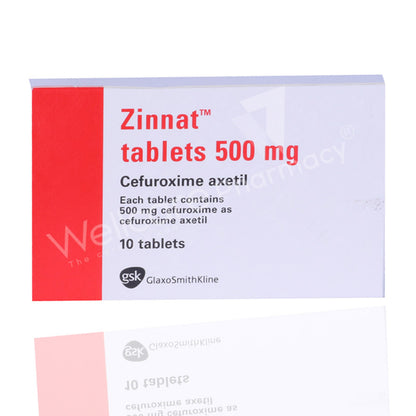 Zinnat 500mg Tablets 10'S