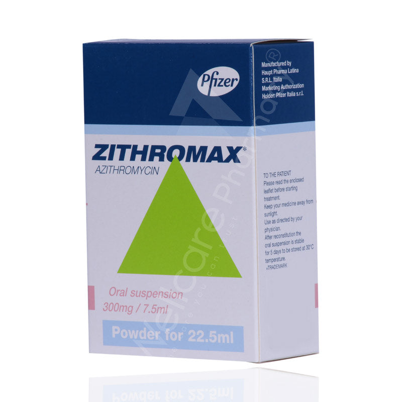 Zithromax 300Mg Suspension 22.5Ml