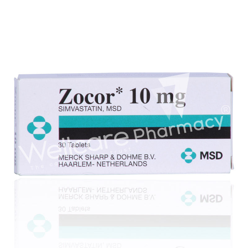Zocor 10Mg Tablets 30'S