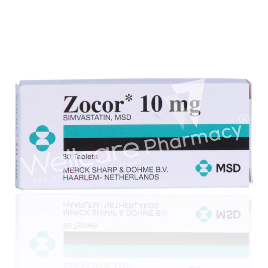 Zocor 10Mg Tablets 30'S