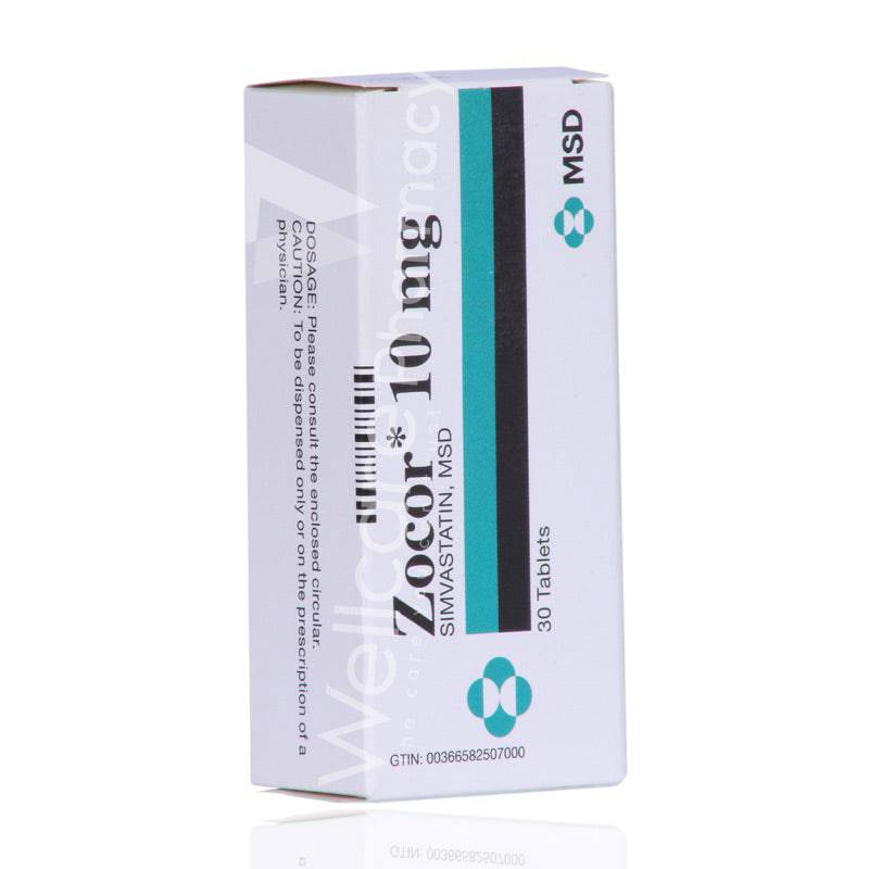 Zocor 10Mg Tablets 30'S Zocor 10Mg Tablets 30'S