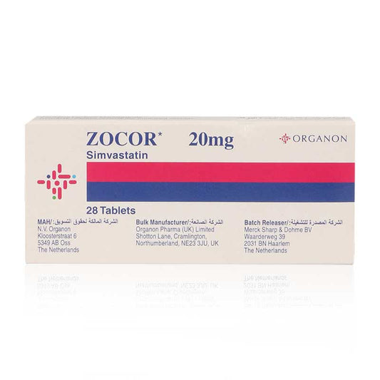 Zocor 20Mg Tablets 28'S