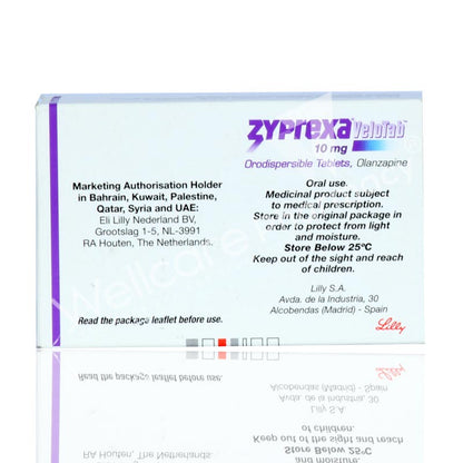 Zyprexa Velotab 10Mg Orodispersible Tablets 28'S