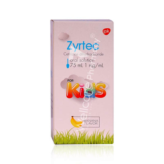 Zyrtec 0.1% Oral Solution 75Ml