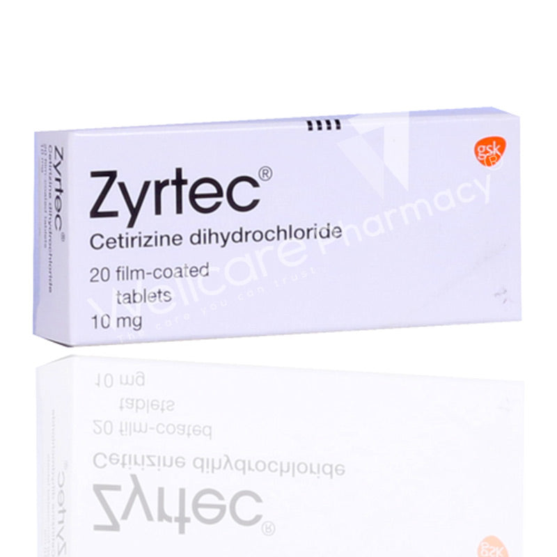 Zyrtec 10Mg Tablets 20'S