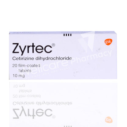 Zyrtec 10Mg Tablets 20'S