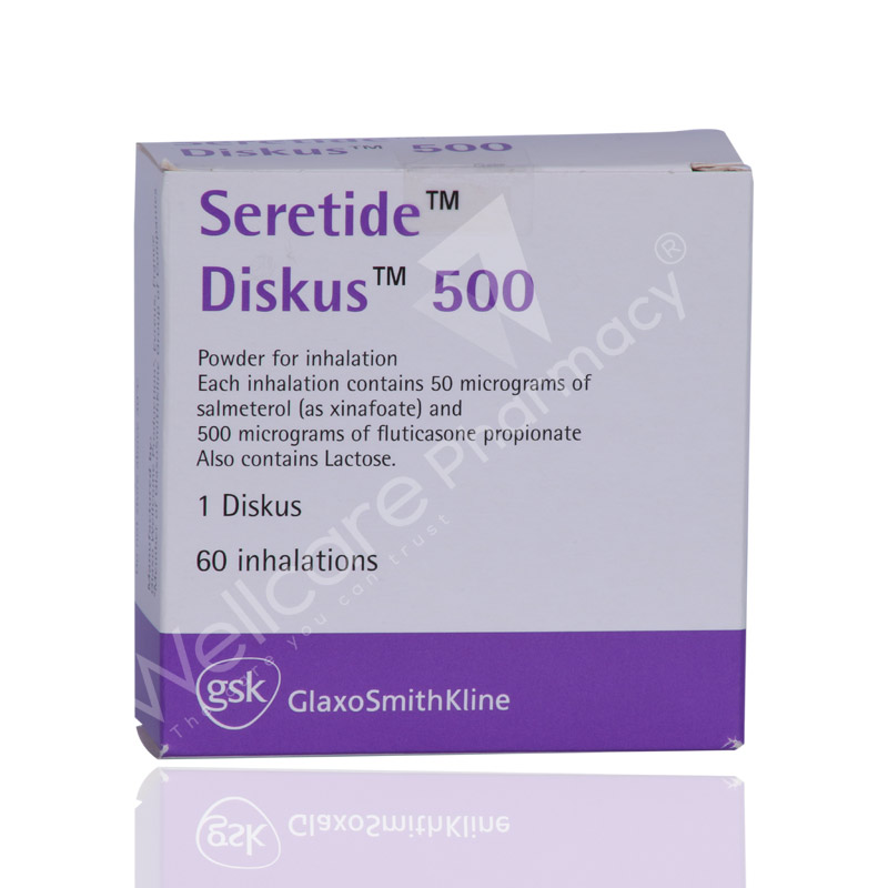 Seretide Diskus 50+500 Mcg  Salmeterol + Fluticasone Propionate