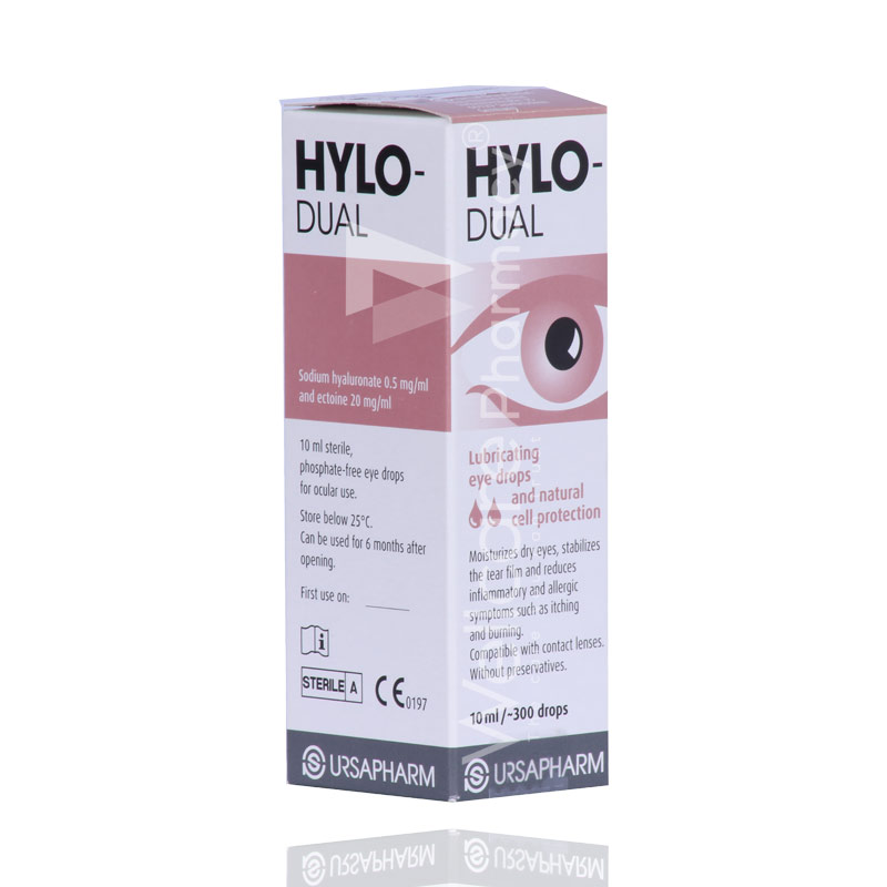 Buy Hylo Dual Lubricating Eye Drops 10Ml in Qatar Orders delivered