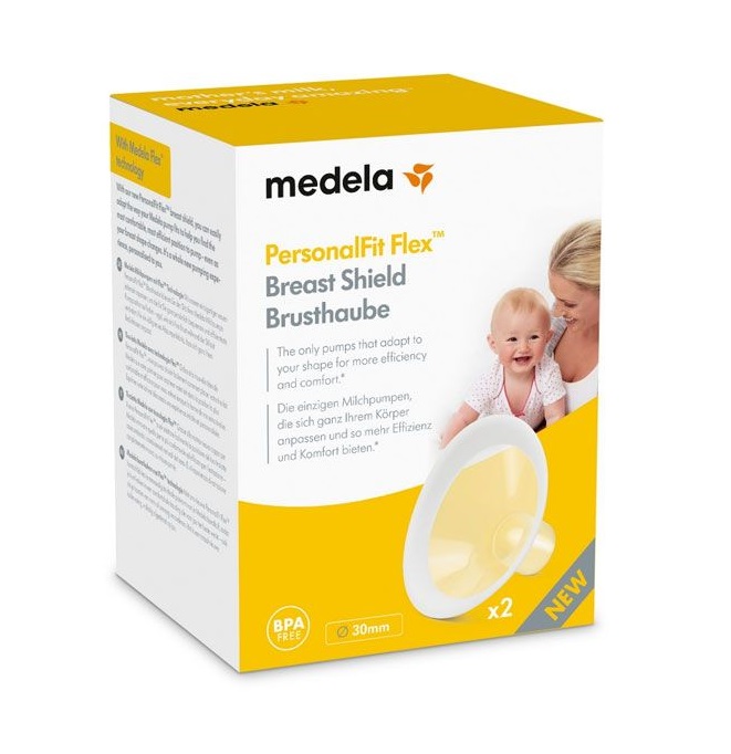 Medela PersonalFit Flex Breast Shields 2 Count Medium 24mm for sale online